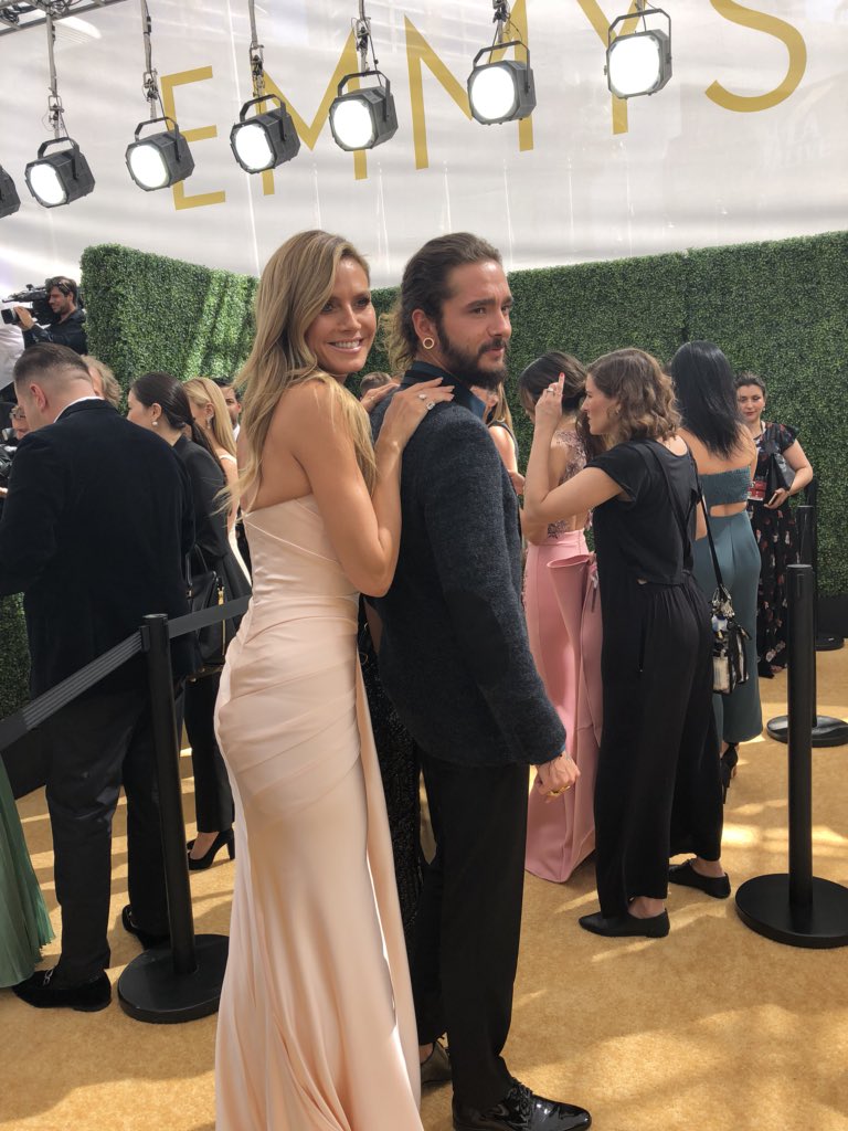 17.09.18 - Tom and Heidi Klum at Emmys, LA