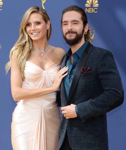 17.09.18 - Tom and Heidi Klum at Emmys, LA