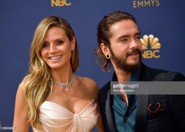 17.09.18 - Tom and Heidi Klum at Emmys, LA