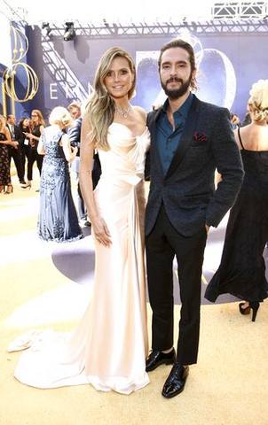 17.09.18 - Tom and Heidi Klum at Emmys, LA