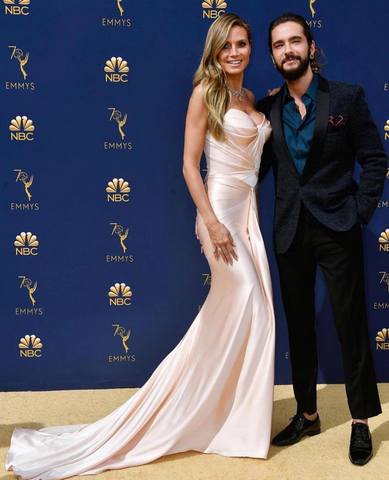 17.09.18 - Tom and Heidi Klum at Emmys, LA