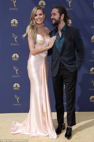 17.09.18 - Tom and Heidi Klum at Emmys, LA