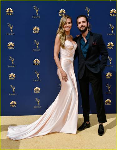 17.09.18 - Tom and Heidi Klum at Emmys, LA