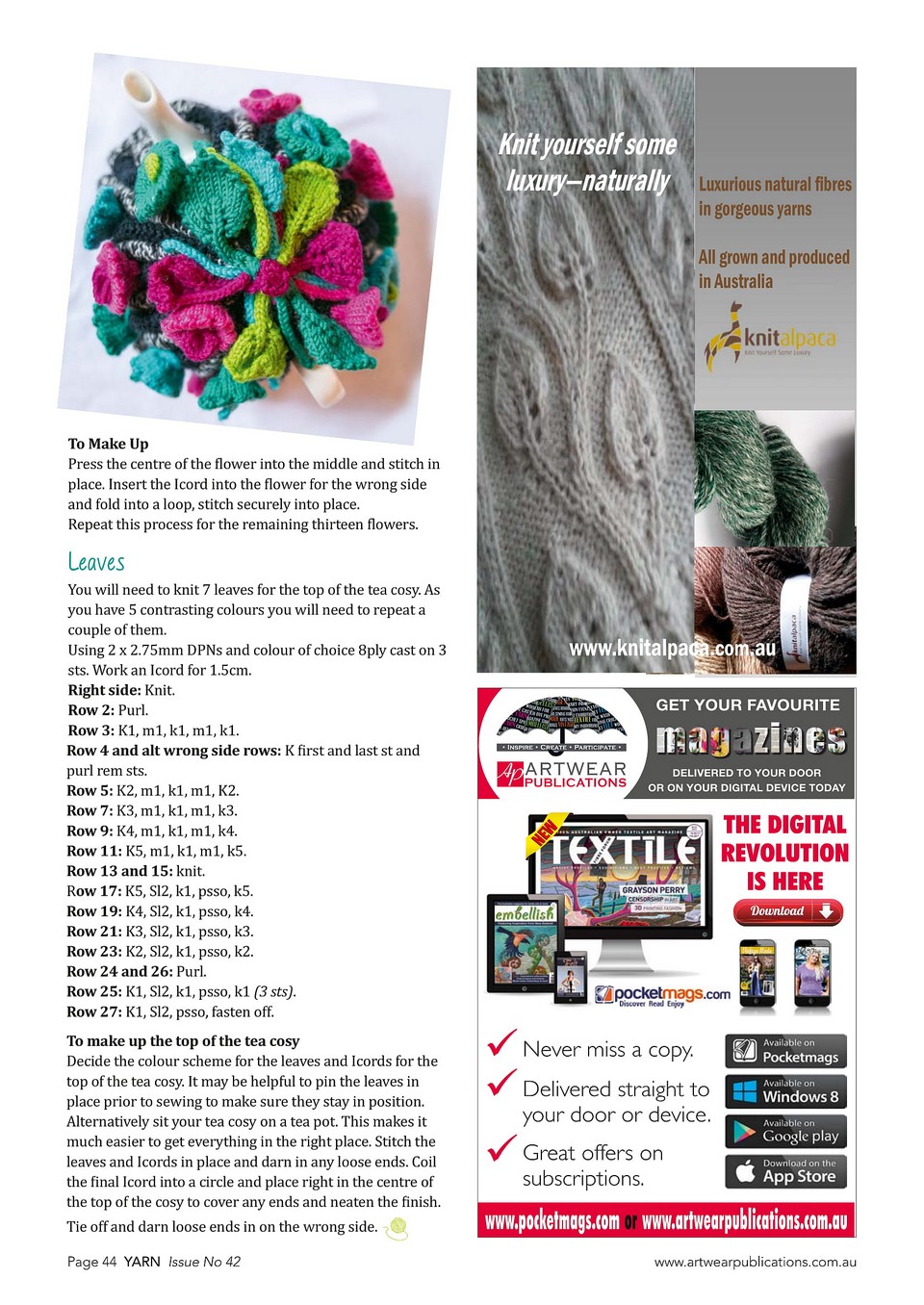 Yarn Issue 42-46