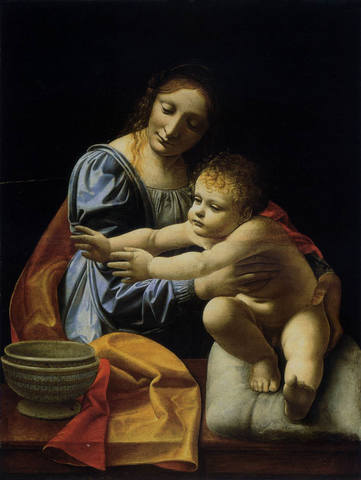 Giovanni-Antonio-Boltraffio-Vierge- -l'Enfant-1495
