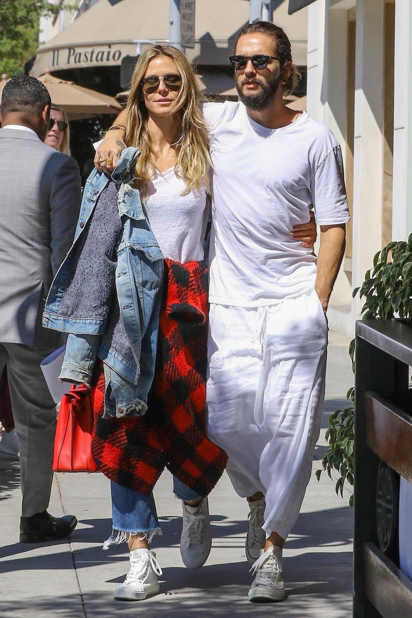 01.10.2018 - Tom and Heidi in Il Pastaio, Beverly Hills