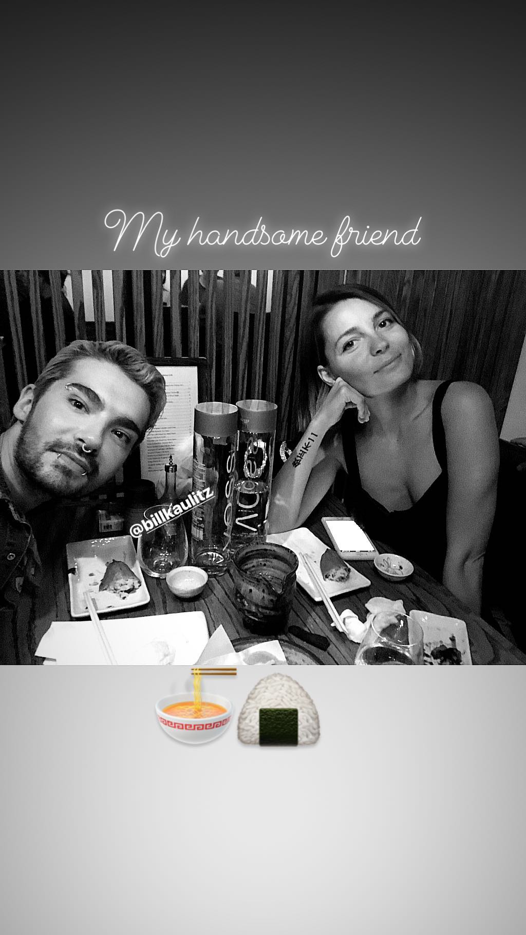 01.10.18 - Bill and Sara Alviti in the Nobu restaurant in LA