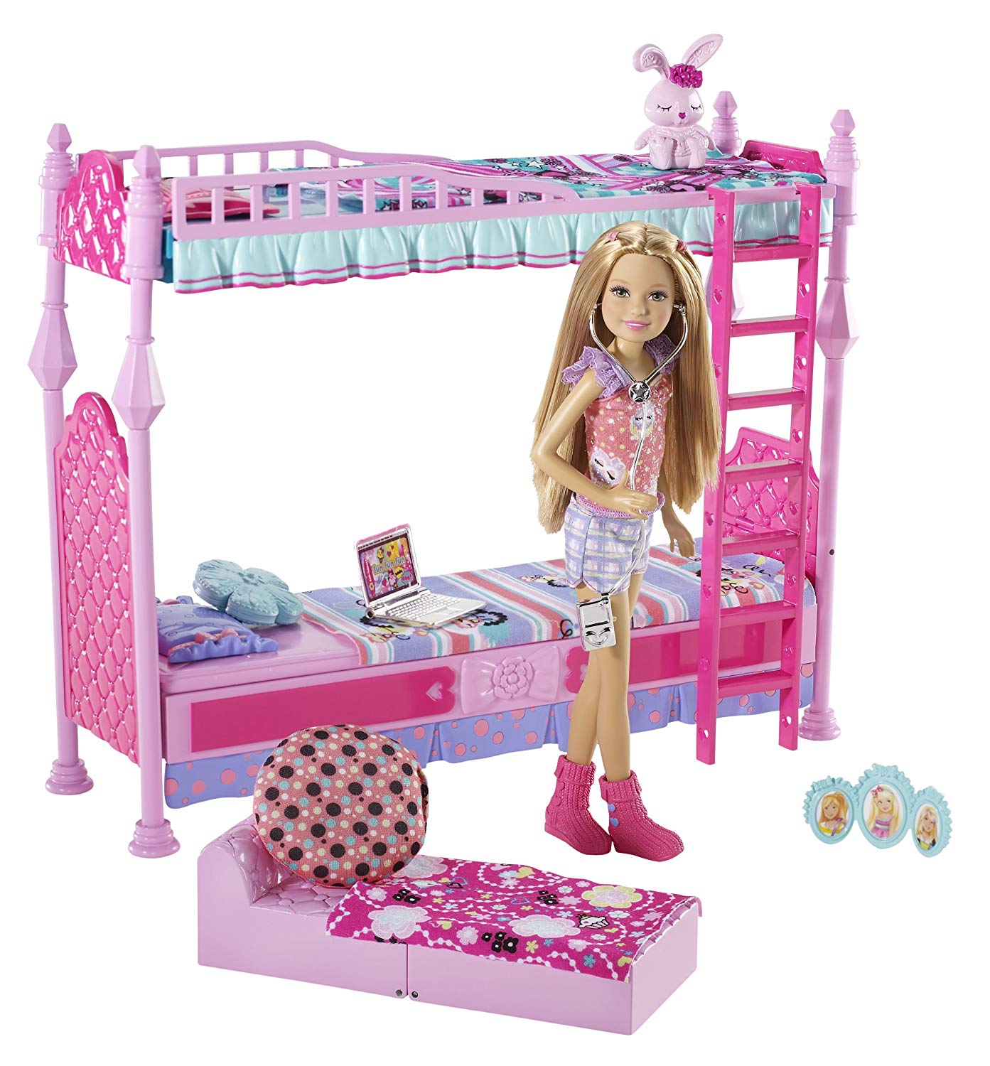 Большой набор кукол. Мебель для куколок Барби. Куклы Барби с кроватью для малышам.