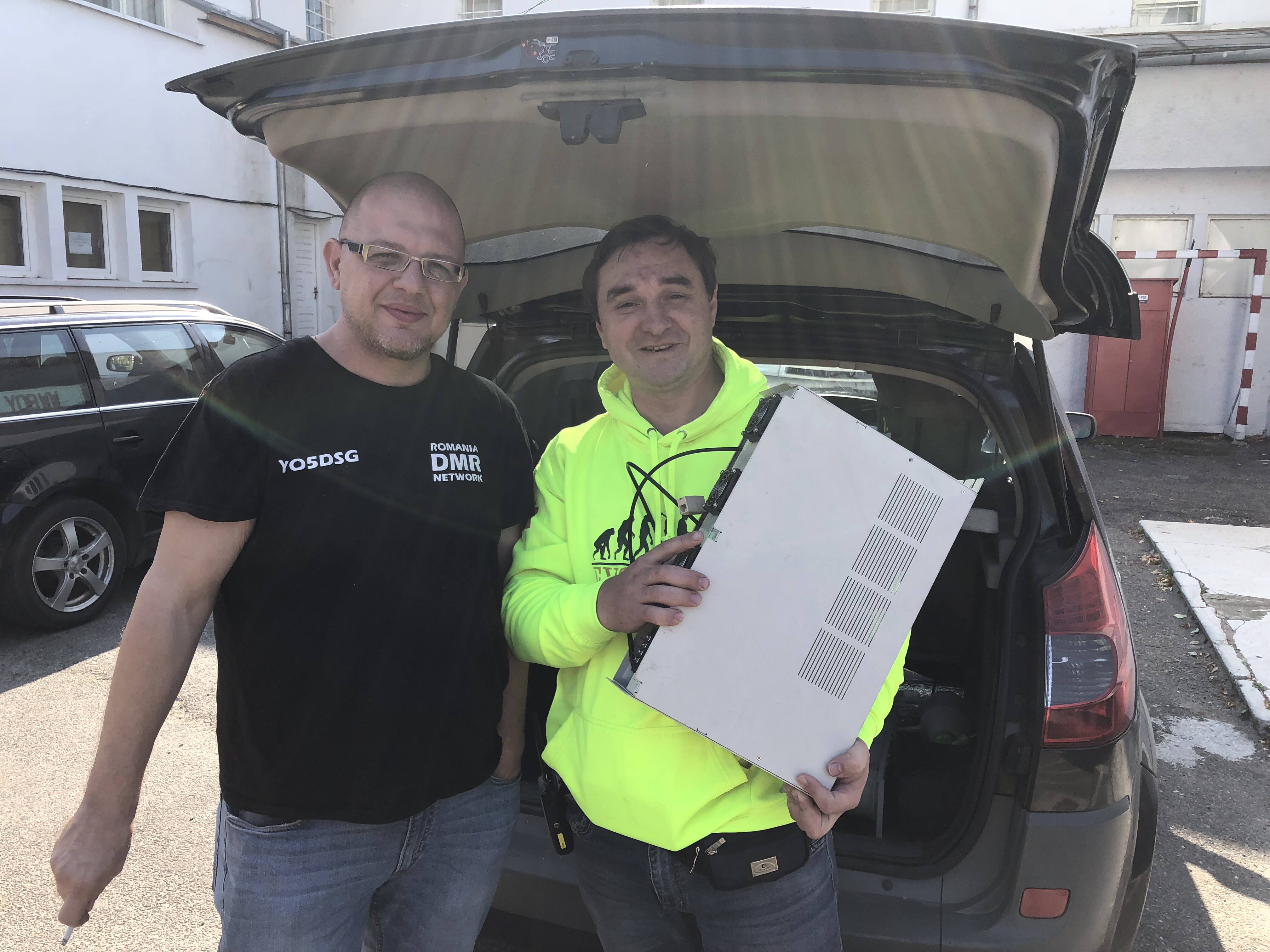 YO5DSG и ER2SD c репитером в руках