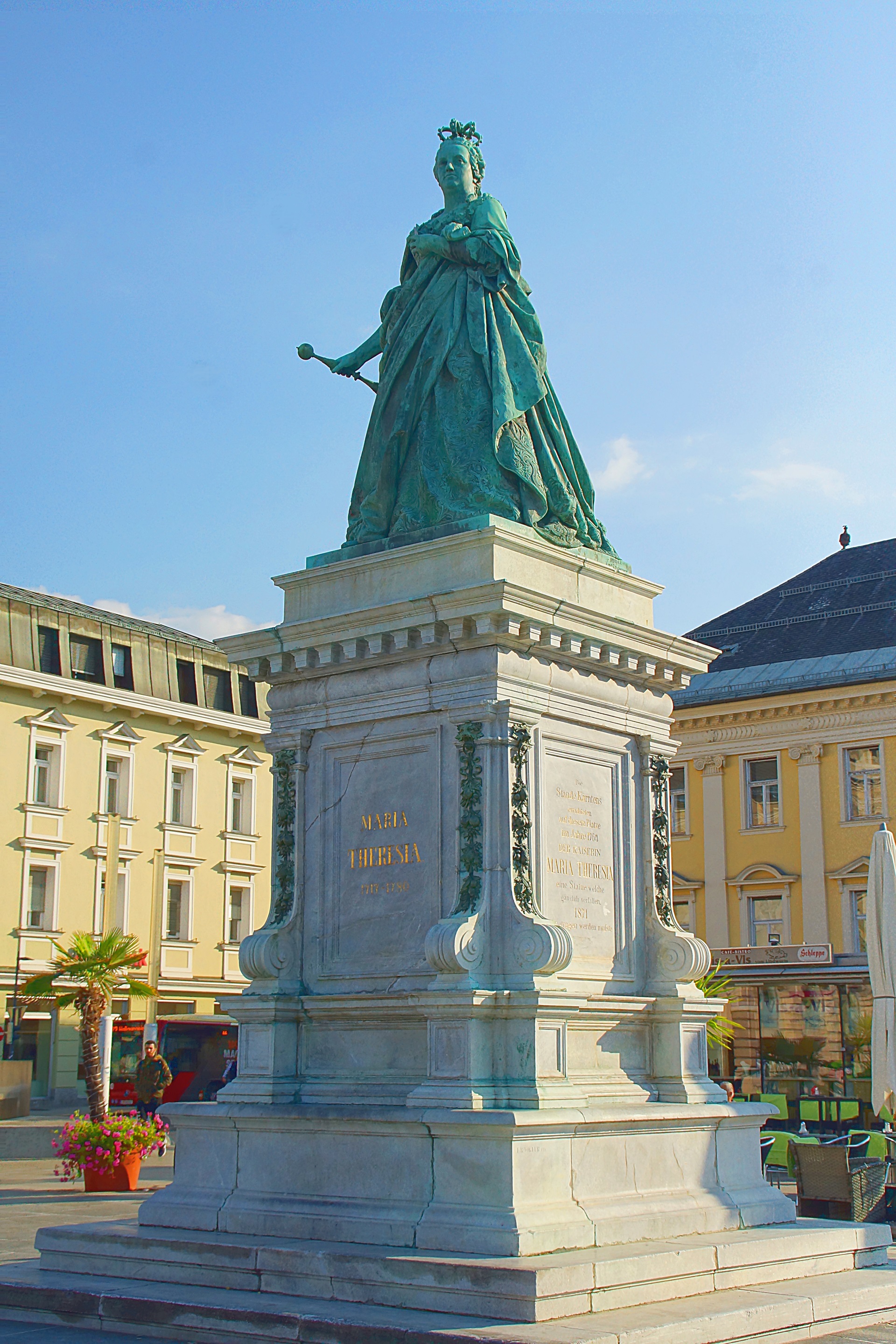 Памятник императрице Марии Терезии в Клагенфурте. Фото Морошкина В.В.