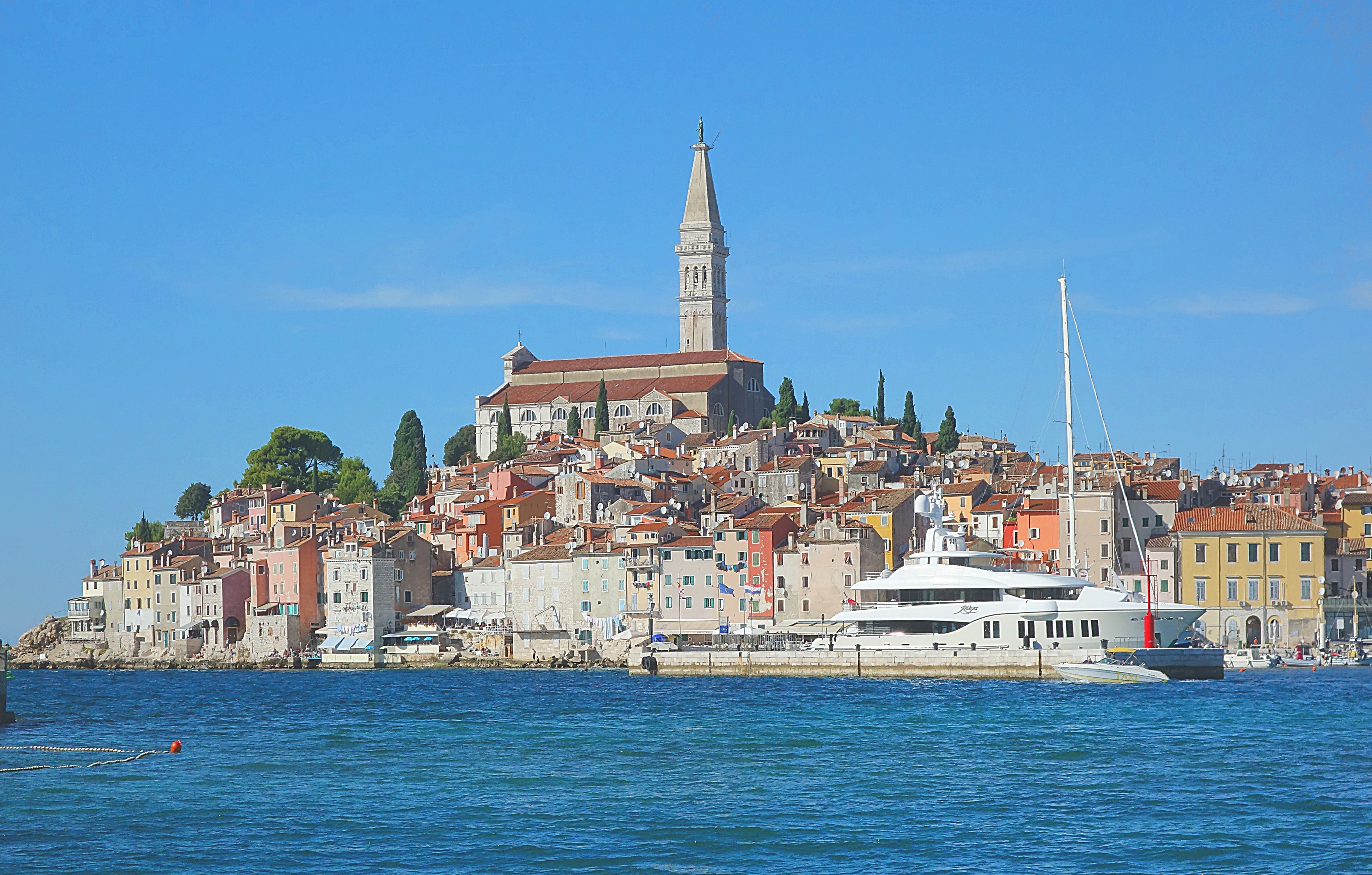 Вид Старого Ровиня с моря. Фото Морошкина В.В.