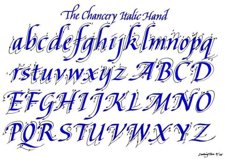 Italic calligraphy-handwriting-learn-calligraphy