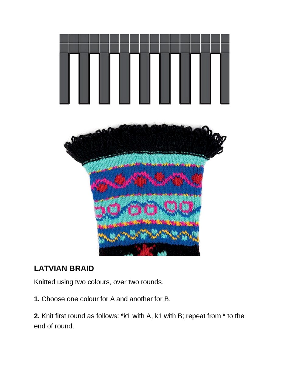 Knit Like a Latvian 50 Knitting Patterns for a Fresh Take on Traditional Latvian Mittens-233