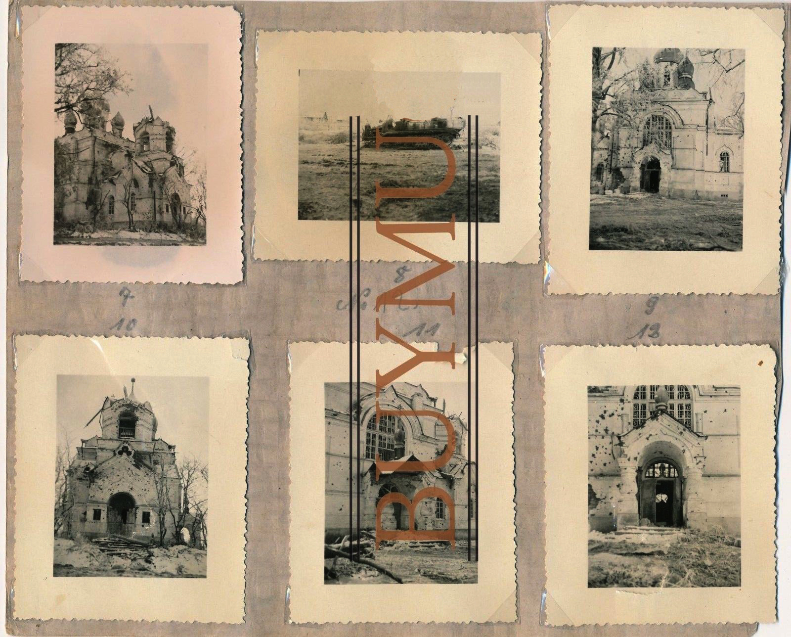 2282-01 Russland zerstört Kirche