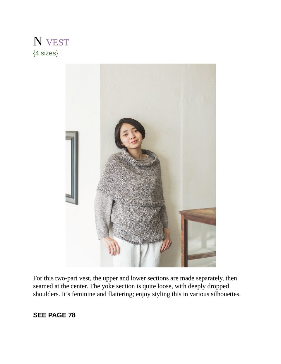 Japanese Knitting Patterns for Sweaters Scarves and More-53