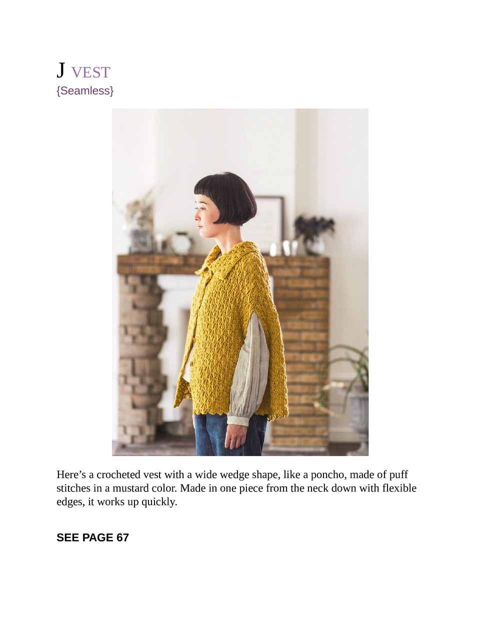 Japanese Knitting Patterns for Sweaters Scarves and More-47