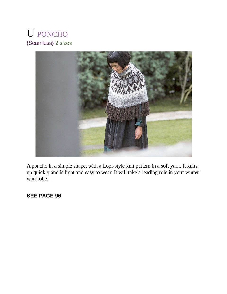 Japanese Knitting Patterns for Sweaters Scarves and More-65
