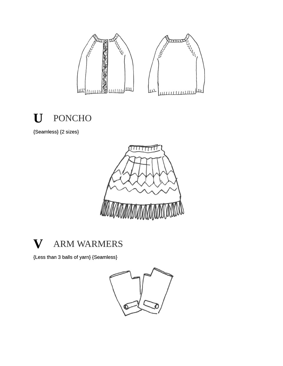 Japanese Knitting Patterns for Sweaters Scarves and More-13