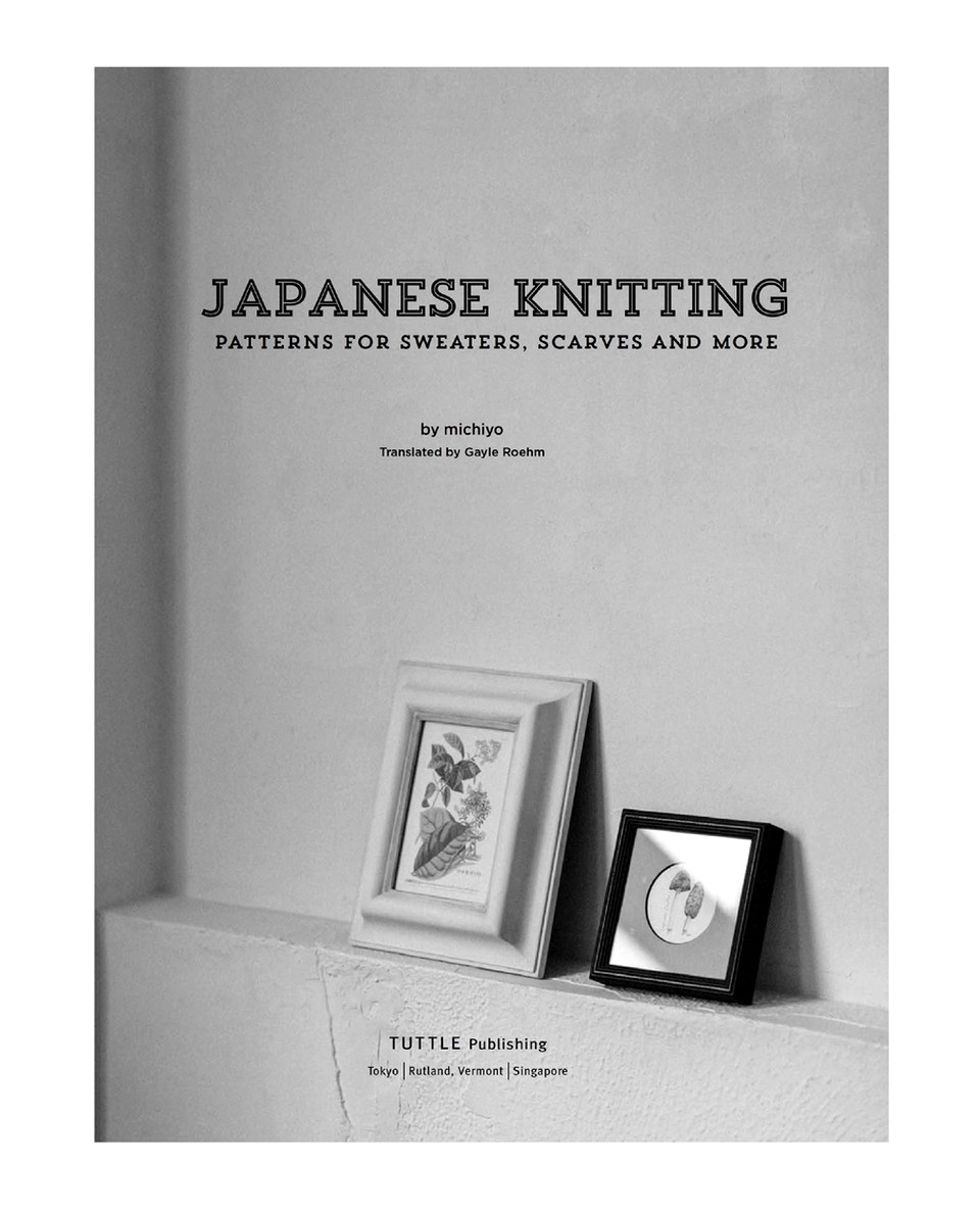 Japanese Knitting Patterns for Sweaters Scarves and More-1