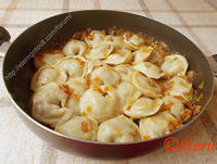 Вареники с мясом (начинка из фарша)