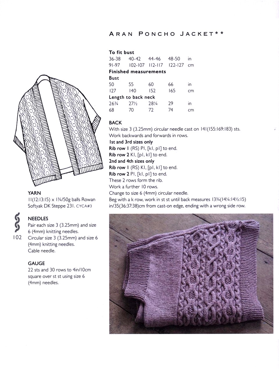 705 Easy Cable Aran Knits 18-100