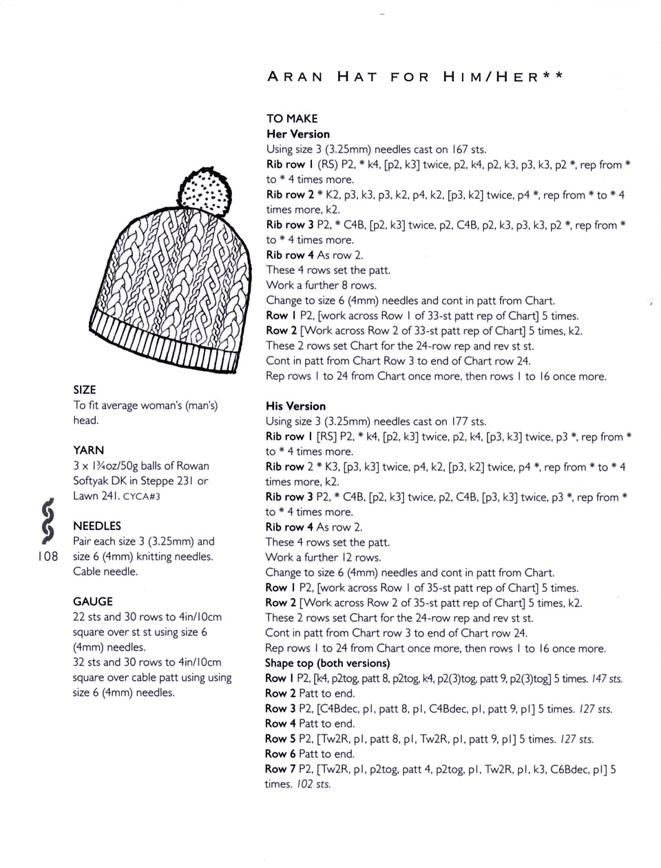 705 Easy Cable Aran Knits 18-106