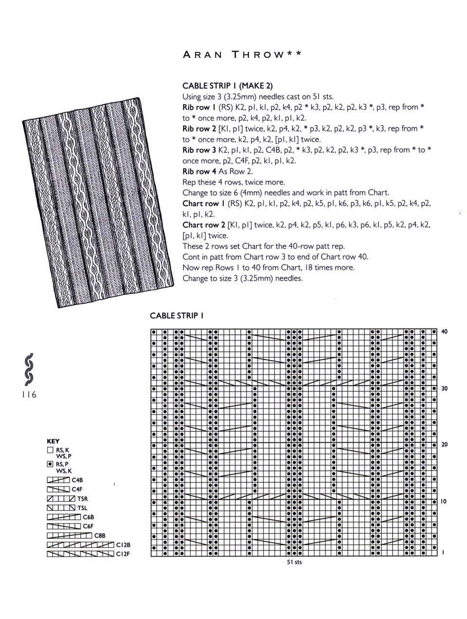 705 Easy Cable Aran Knits 18-114