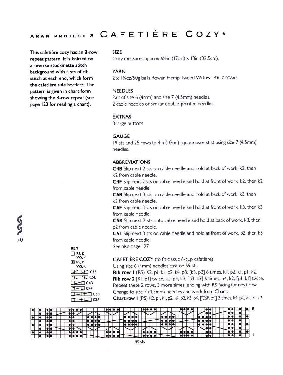 705 Easy Cable Aran Knits 18-068