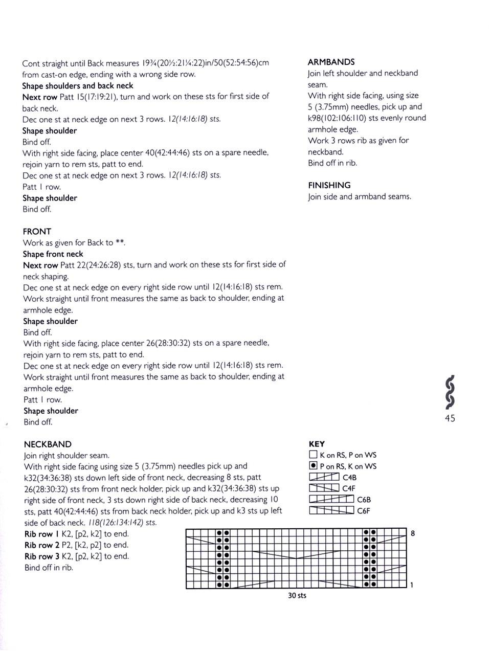 705 Easy Cable Aran Knits 18-043