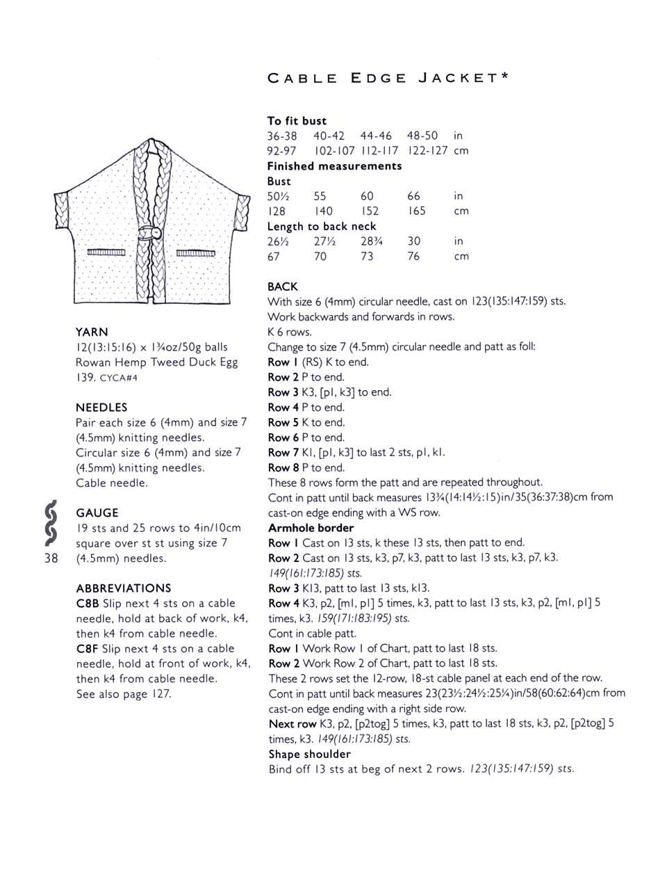 705 Easy Cable Aran Knits 18-036