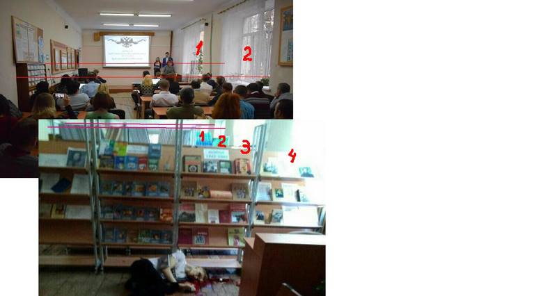 Керчь. Библиотека. Сравнение дверь-окно.