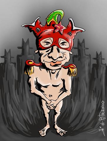 карикатура Путин