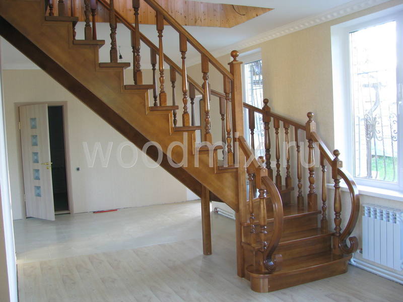 Вудмикс - готовые деревянные лестницы для квартиры, дома и коттеджа