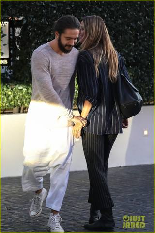 15.12.18 - Tom and Heidi leaving Cecconi's Restaurant