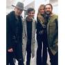 20.12.18 - Bill, Tom and Heidi at the launch of Shiro and Shay Todd's collection at Maxfield