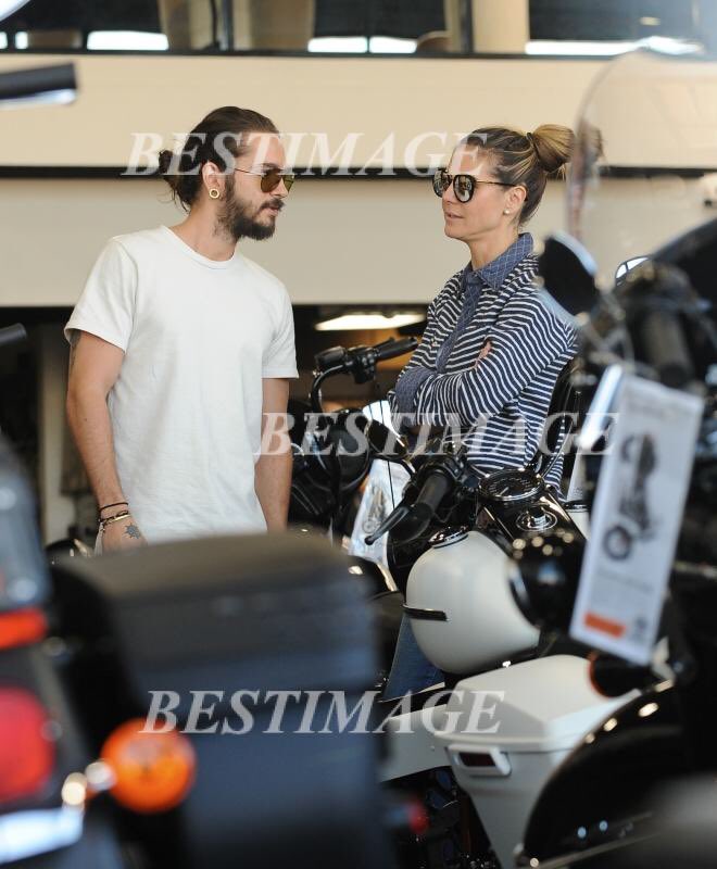 28.12.18 - Tom and Heidi at Harley Davidson's, LA