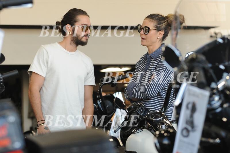 28.12.18 - Tom and Heidi at Harley Davidson's, LA