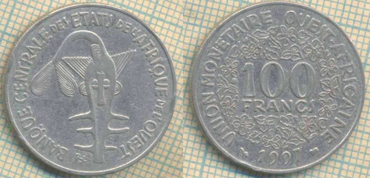 Западная Африка 100 франков 1997 4830