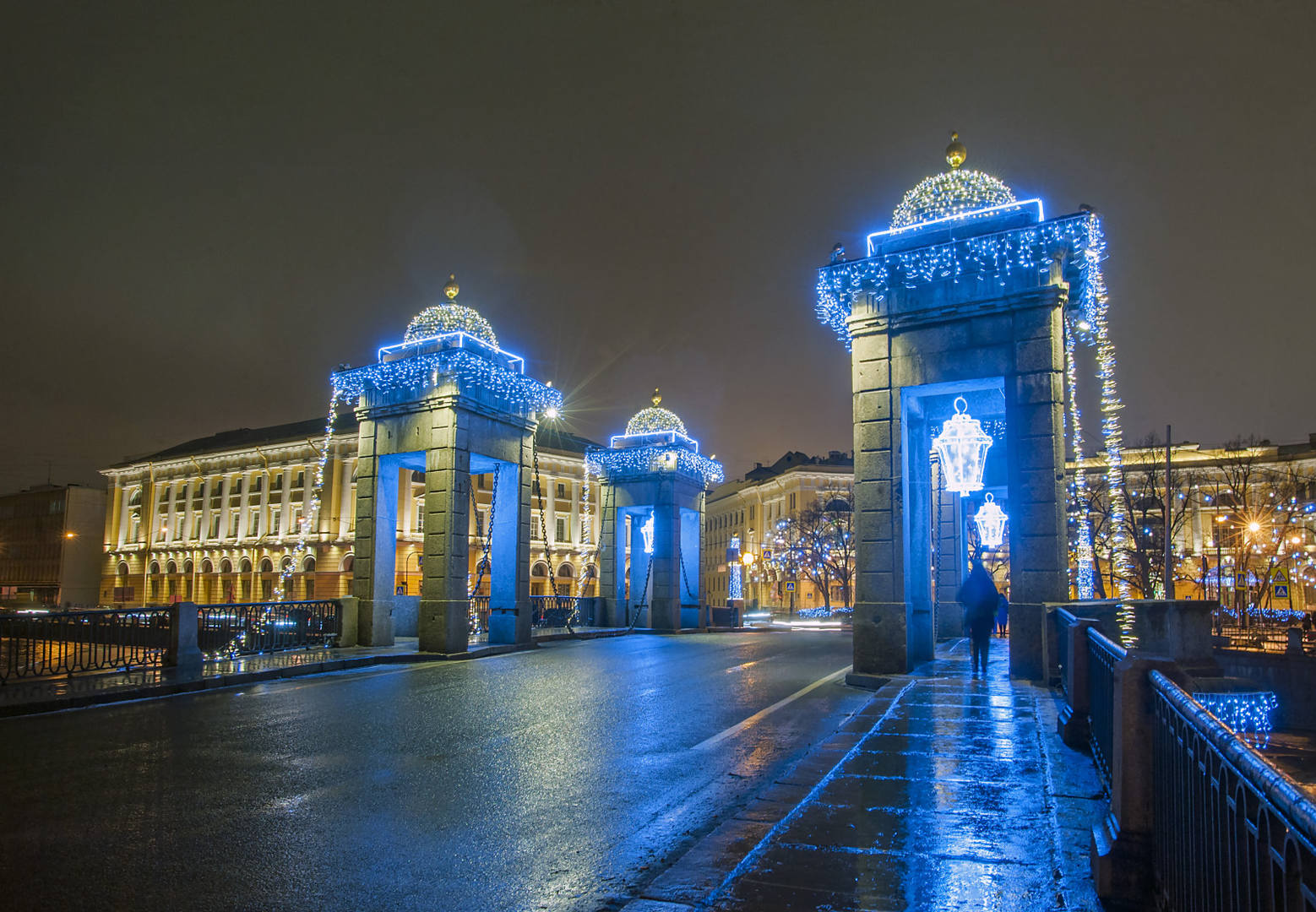 Никольские ряды Санкт-Петербург зимой