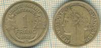 Франция 1 франк 1938 4889