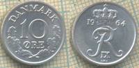 Дания 10 эре 1964 4911