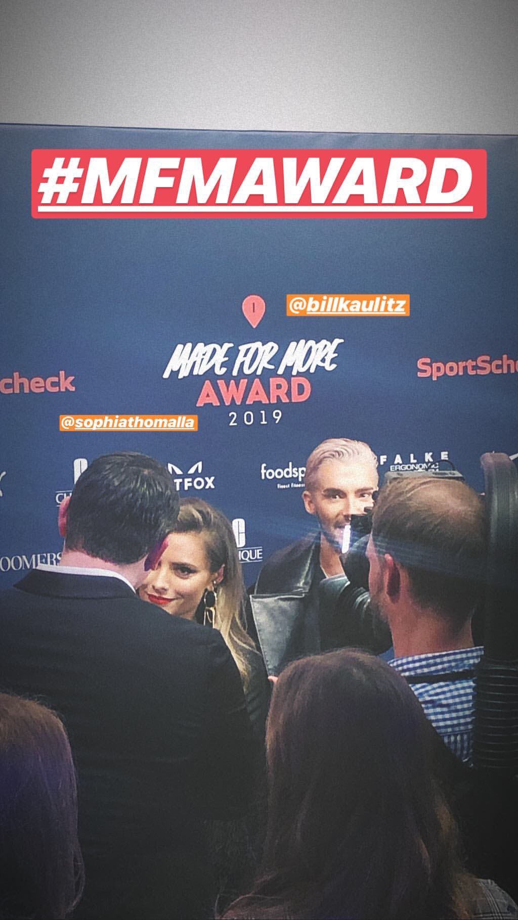 02.02.19 - Bill at Made For More Awards, Munich