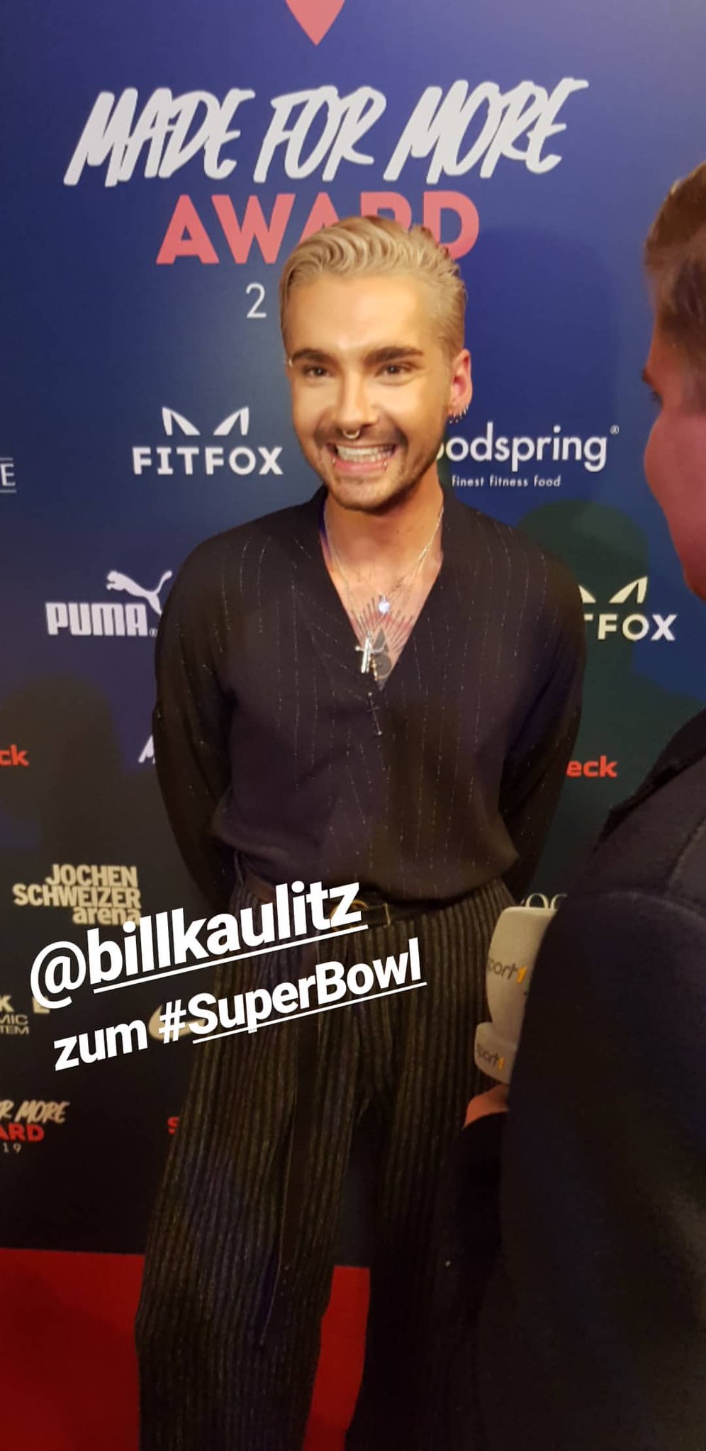 02.02.19 - Bill at Made For More Awards, Munich