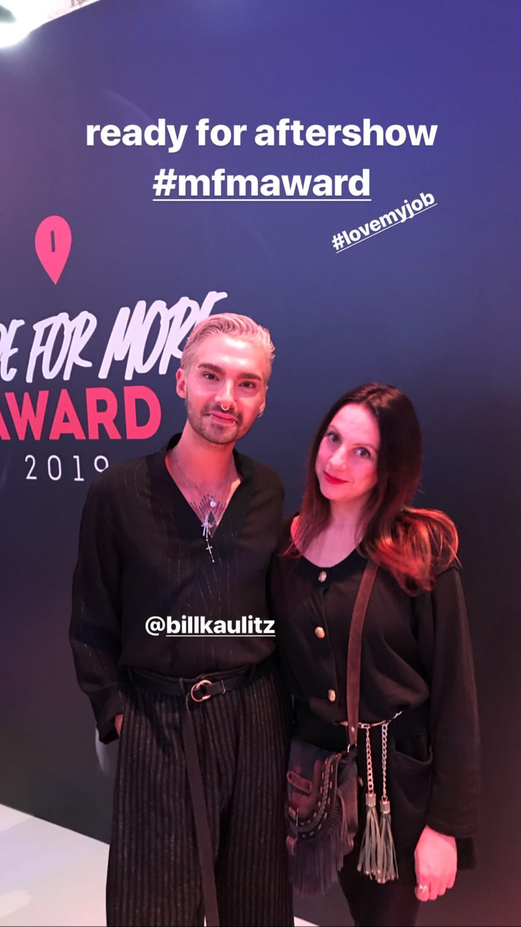 02.02.19 - Bill at Made For More Awards, Munich