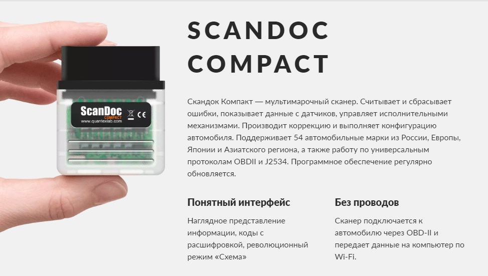 Scandoc карта покрытия