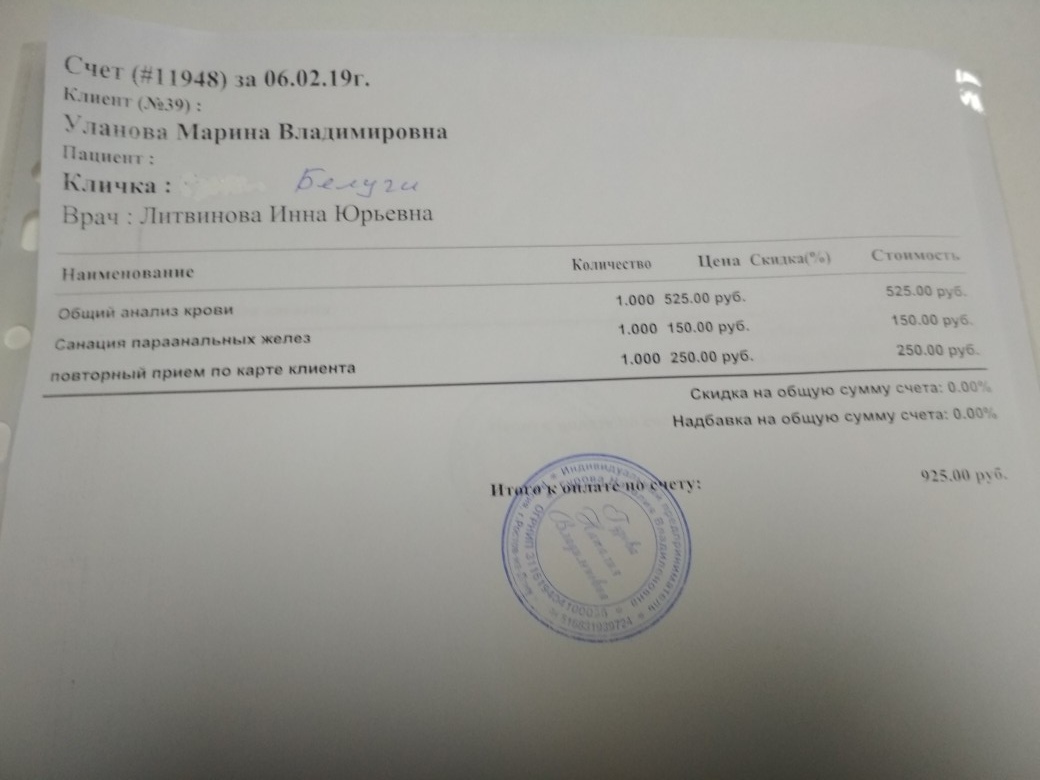 анализы 6,02