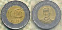 Доминикана 10 песо 2008 4497