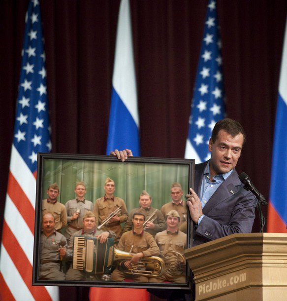 Юрий Ткач с Медведевым