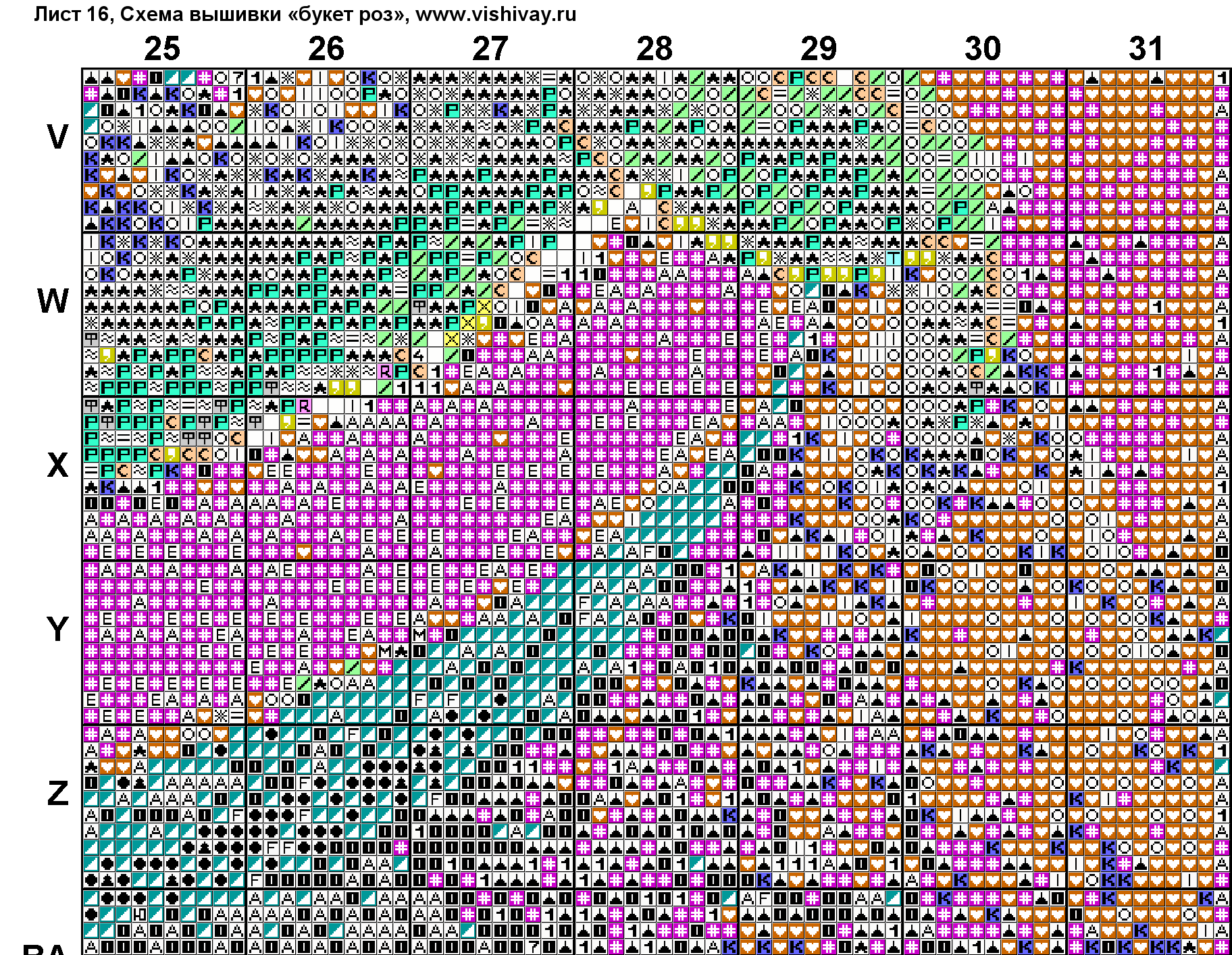 букет роз Лист 16