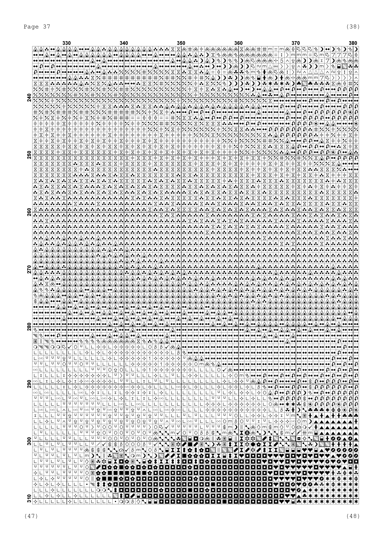 Схемы вышивки эстэ